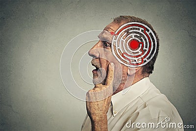 Right decision wisdom strategy concept Stock Photo