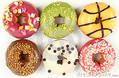 Right donuts Stock Photo