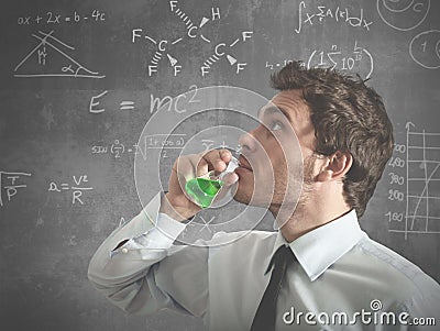 The right potion for success Stock Photo