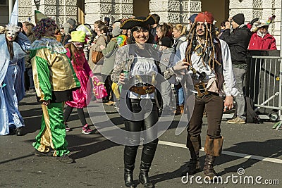 The Rijeka Carnival in Croatia Editorial Stock Photo