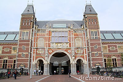 Rijksmuseum. Amsterdam Editorial Stock Photo