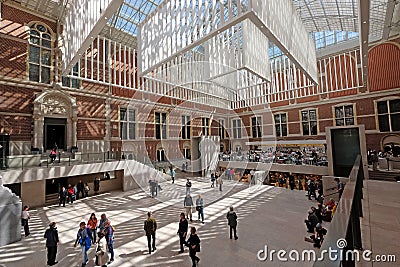 Rijksmuseum in Amsterdam Editorial Stock Photo