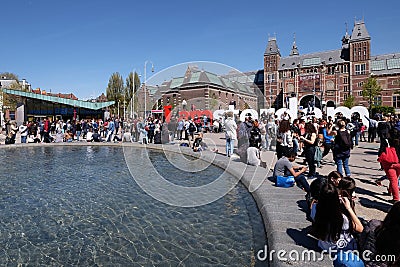 Rijksmuseum in Amsterdam Editorial Stock Photo