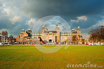 Rijksmuseum Amsterdam Stock Photo