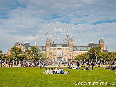 Rijksmuseum in Amsterdam Editorial Stock Photo