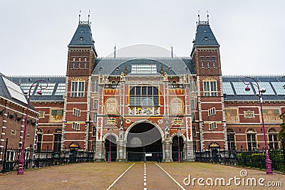 Rijksmuseum main facade Stock Photo