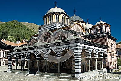 Rila monastery Stock Photo