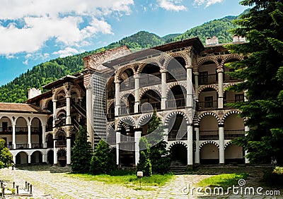 Rila monastery - Bulgaria Stock Photo