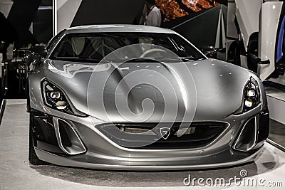 Rimac Automobili Concept_One Editorial Stock Photo