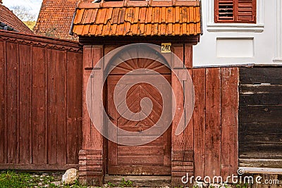 Rimetea is a small village located in Transylvania, Romania. Stock Photo