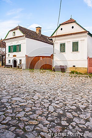 Rimetea is a small village located in Transylvania, Romania. Stock Photo