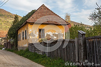 Rimetea is a small village located in Transylvania, Romania. Stock Photo