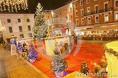 Hectic life in Christmas holidays Editorial Stock Photo