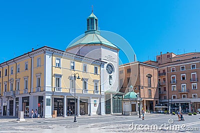 Rimini, Italy, September 2, 2021: St. Antonio di Padova (Paolott Editorial Stock Photo