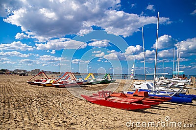 Rimini a tourist town on the adriatic coast italy Editorial Stock Photo