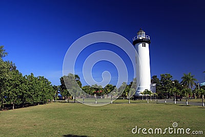 Rincon lighthouse Puerto Rico Stock Photo