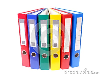 Ring binders Stock Photo