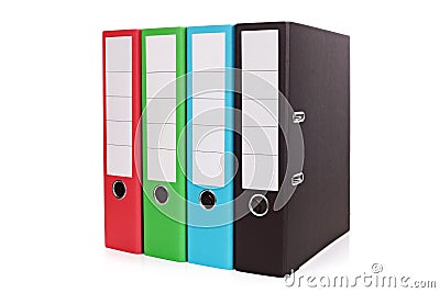 Ring binders Stock Photo