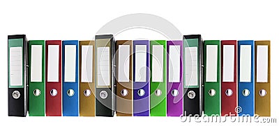 Ring Binders Stock Photo