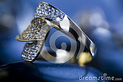 Ring -Diamonds Stock Photo