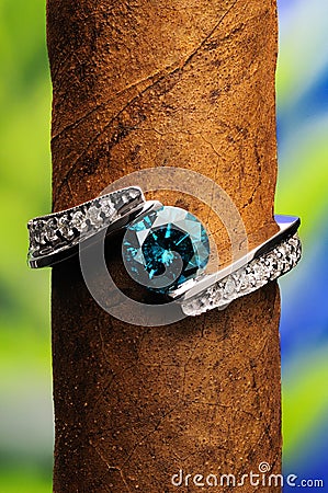 Ring for swarty Stock Photo