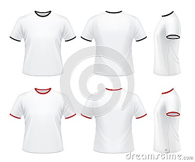 Ringer t-shirt Vector Illustration