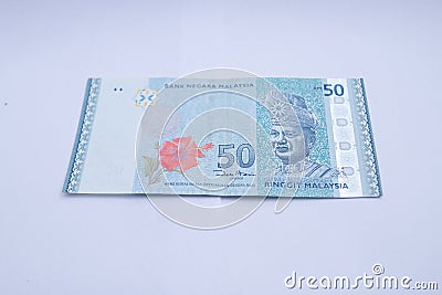 50 Ringgit Malaysia bank note Stock Photo