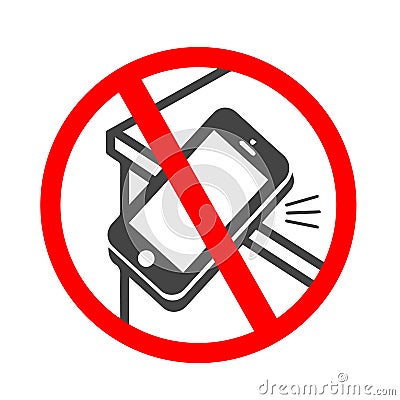 Ringing smartphone icon. Mobile phone ringing or vibrating flat icon for apps or websites Vector Illustration