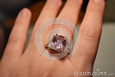 Rings, accessories, hand Stock Photo