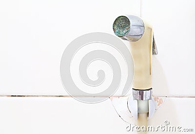 Rinsing Spray Stock Photo