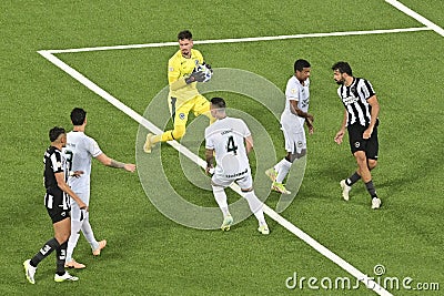 Botafogo vs Goias by Brazilian Championship Editorial Stock Photo