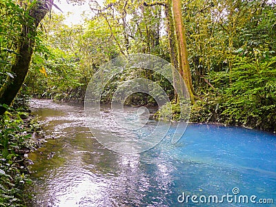 Rio Celeste Stock Photo