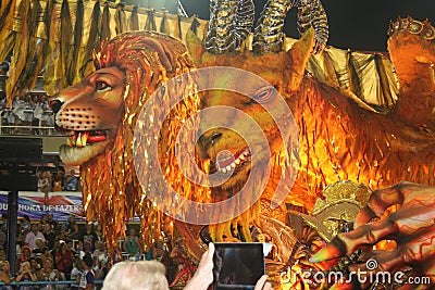 RIO DE JANEIRO CARNIVAL - FEBRUARY 20: Editorial Stock Photo