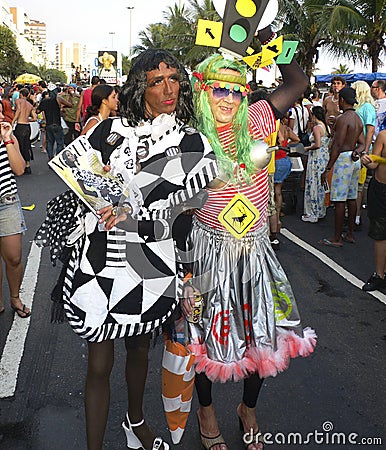 Rio de Janeiro Carnival Editorial Stock Photo