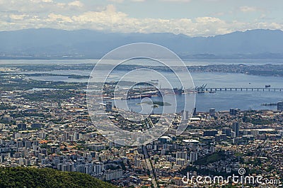 Rio de Janeiro cityview Stock Photo