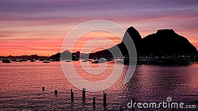 Rio de Janeiro 2023 - Praia de Botafogo Stock Photo