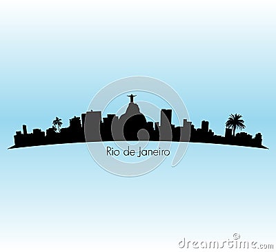 Rio De Janeiro Vector Illustration