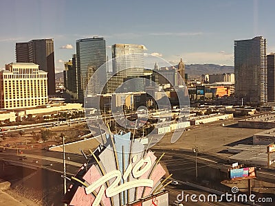 Rio hotel & Casino Vegas Baby Editorial Stock Photo
