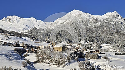 Riom, Albula Alpen, Switzerland Stock Photo