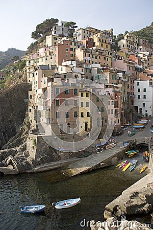 Riomaggiore Stock Photo