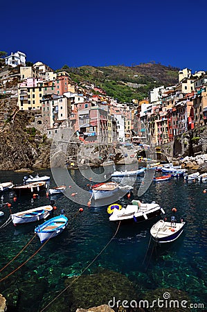 Riomaggiore Stock Photo