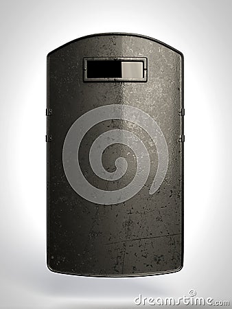 Riot shield Stock Photo