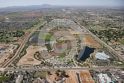 Riparian Preserve Stock Photo