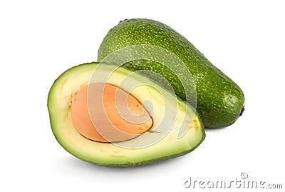 Ripe avocado Stock Photo