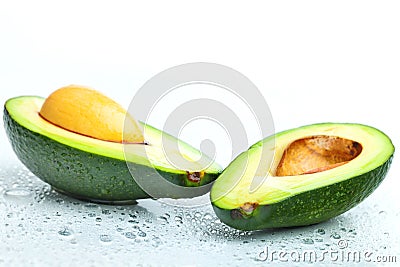 Ripe avocado Stock Photo