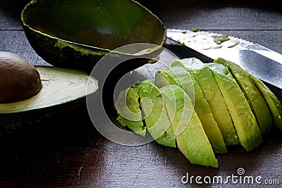 Ripe avocado Stock Photo