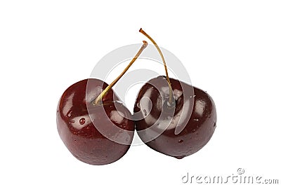 Ripe cherry Stock Photo