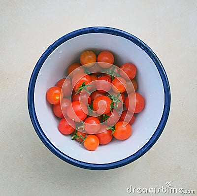 Ripe Cherry Tomatoes Stock Photo