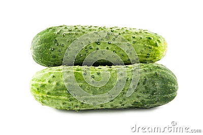 Ripe cucumber Stock Photo