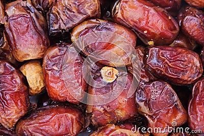 Ripe dates texture background Stock Photo